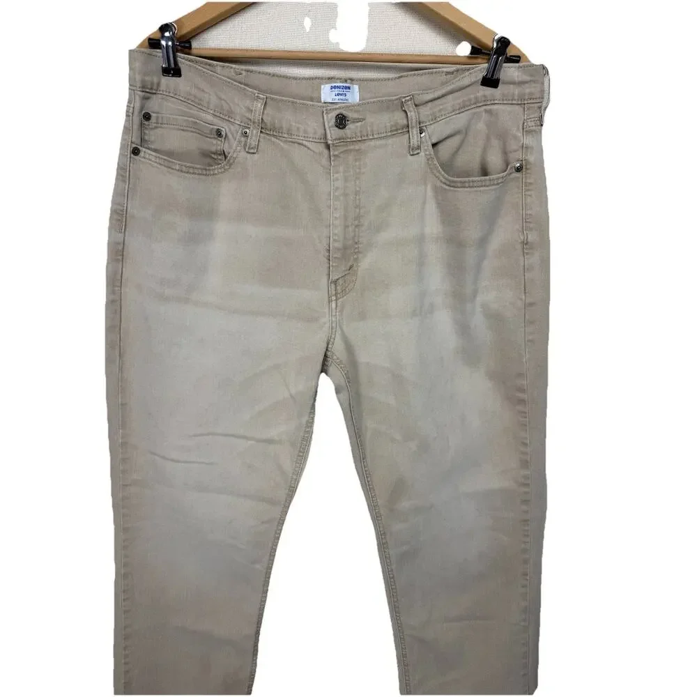 Denizen‎ from Levi's Men's Jeans Khaki 38x25 Athletic Fit 231 Denim Stretch READ